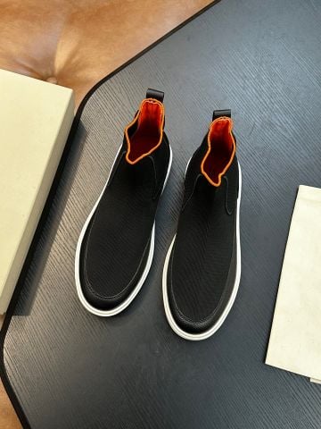 BOOT NAM SANT CHELSEA VẢI CO GIÃN PHỐI DA BÒ LỲ