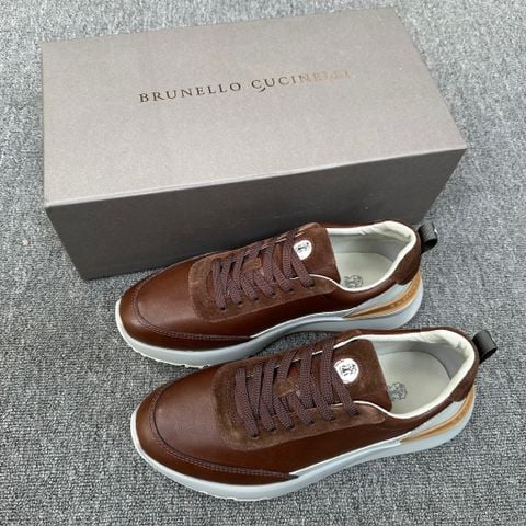 GIÀY THỂ THAO NAM SNEAKER NAM BRUNELO* CUCINELI*  * DA BÒ & SUEDE
