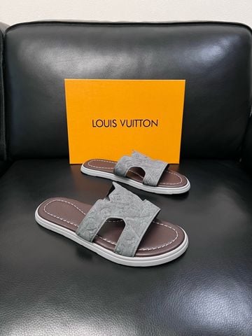 DÉP NAM LV WATERFRONT MULE QUAI H MONOGRAM DẬP NỔI,