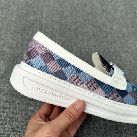 GIÀY LOAFER NAM L V PACIFIC MAXI DAMIER HOẠ TIẾT SIÊU ĐỘC,