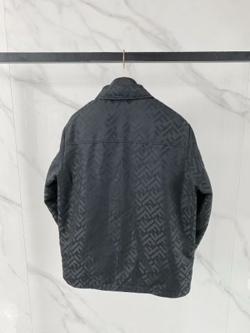 ÁO KHOÁC PHAO NAM F D PHOM OVERSHIRT HỌA TIẾT FF