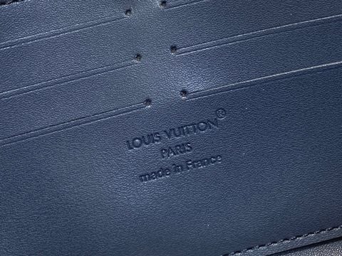 VÍ DÀI UNISEX LV* DA HẠT XANH SAPPHIRE THANH LỊCH