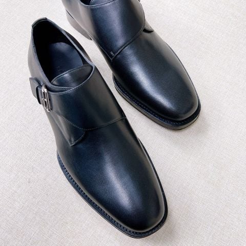 GIÀY NAM Herme* MONK STRAP DA BÒ NGUYÊN TẤM