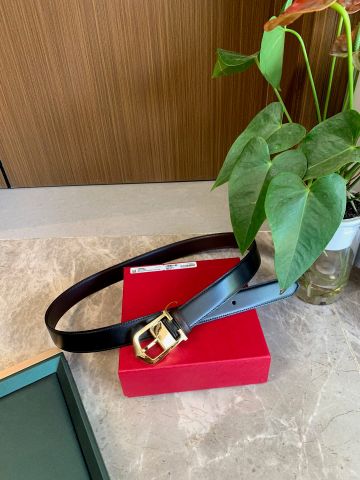 THẮT LƯNG NAM NỮ Cartier* DA BÊ HAI MẶT 3CM – KHÓA  VUÔNG ÁNH VÀNG