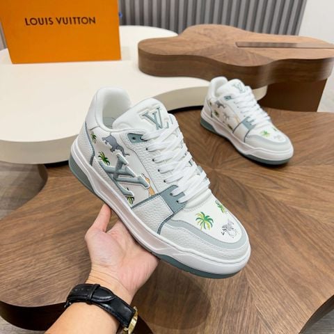 GIÀY THỂ THAO NAM L V TRAINER HỌA TIẾT SAFARI PHOM LOW-TOP ĐẾ DÀY NỔI BẬT