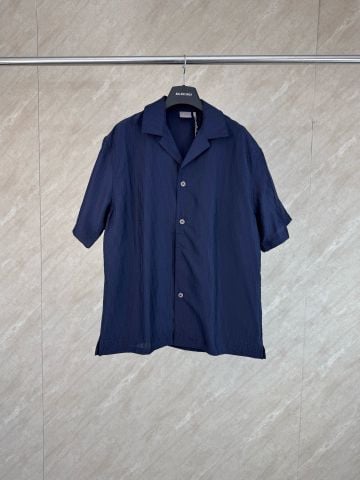 BỘ NAM D R OBLIQUE JACQUARD SHORT-SLEEVE SHIRT & SHORT
