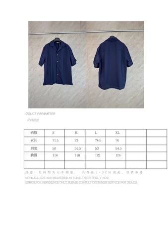 BỘ NAM D R OBLIQUE JACQUARD SHORT-SLEEVE SHIRT & SHORT