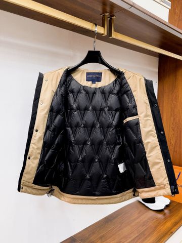 ÁO KHOÁC PHAO UNISEX L V PHỐI MONOGRAM BIỂU TƯỢNG