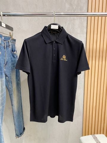 ÁO POLO NAM L P COTTON TÂN CƯƠNG DỆT PIQUÉ THÊU HUY HIỆU NGỰC SANG GỌN CAO CẤP