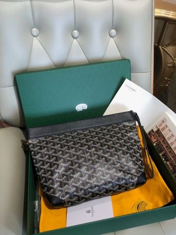 TÚI CẦM TAY NAM NỮ GYD CONTI POUCH CANVAS CHEVRON