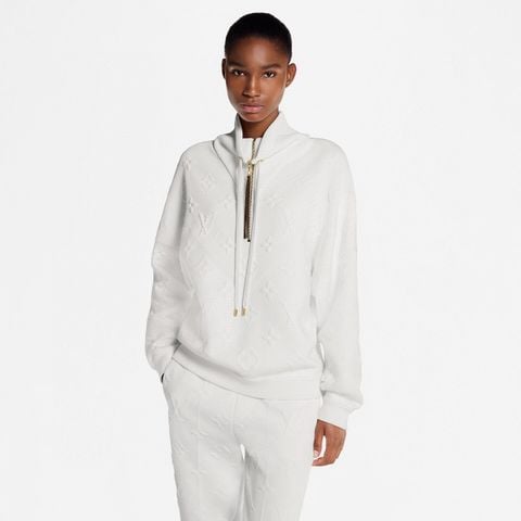 BỘ NỈ NỮ L*V  MONOGRAM TRẮNG CAO CẤP