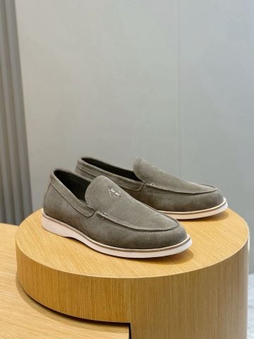 GIÀY SLIP ON NAM HERM* LOAFER DA LỘN – MẶT CHỮ H THANH LỊCH, ĐẾ TPU NHẸ