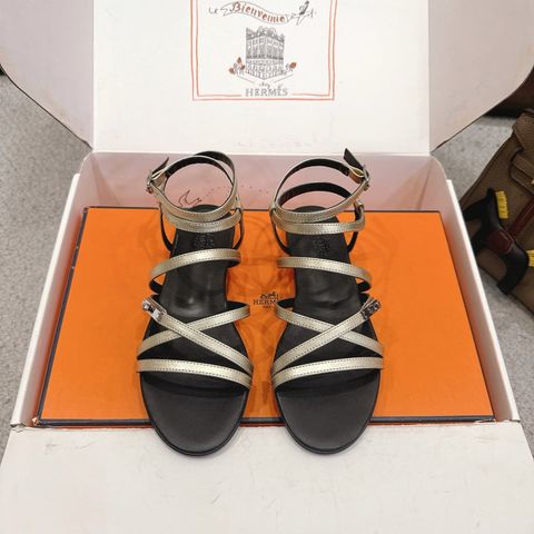 SANDAL NỮ H M DÂY ĐAN CHÉO THANH MẢNH – KHÓA KIM LOẠI TINH XẢO