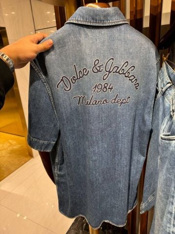 Áo sơ mi denim nam DG*