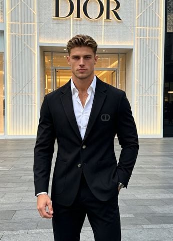ÁO BLAZER NAM C D THÊU CD EMBROIDERY – PHOM SLIM TAILORED