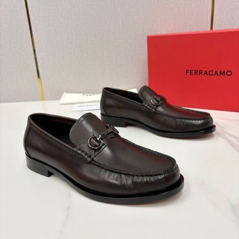 GIÀY NAM LOAFER FERRAGAM KHÓA GANCI DÁNG MOCCASSIN THANH LỊCH