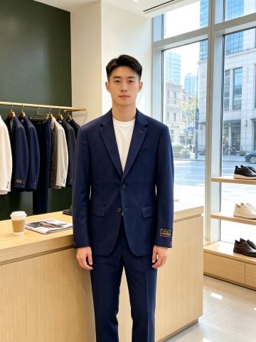 BỘ SUIT NAM G C SINGLE-BREASTED PHOM TAILORED
