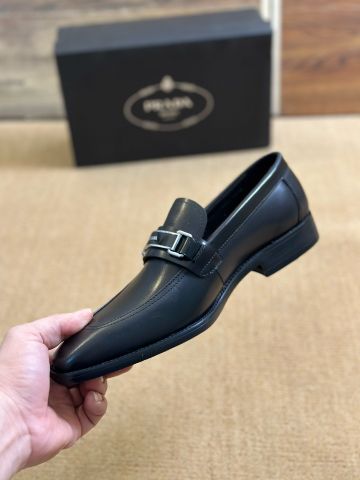 Giày nam Loafer PRAD*  da bò Ý cao cấp dành cho namerme* DENIM NAM