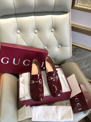 GIÀY NỮ GUCC* HORSEBIT CHUNKY HEEL 5.5 CM – DA BÓNG & DA LỲ