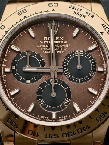 ĐỒNG HỒ NAM RLX DAYTONA CHRONOGRAPH 40MM MẶT CHOCOLATE 3 MẶT SỐ PHỤ T
