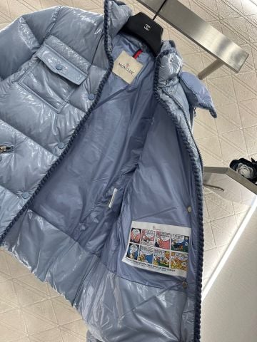 ÁO KHOÁC NỮ MONC* PHAO LÔNG VŨ MŨ RỜI