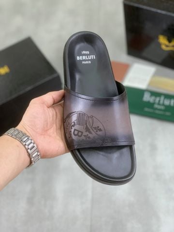 SANDAL NAM BLT DA BÒ PATINA THỦ CÔNG DẬP HỌA TIẾT BIỂU TƯỢNG