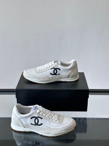 SNEAKER NAM C N L RETRO RUNNER PHỐI DA BÒ & VẢI KỸ THUẬT