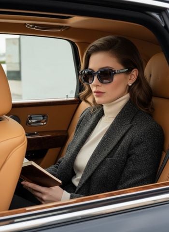 KÍNH MÁT NAM NỮ JD PROJECT PHOM VUÔNG OVERSIZE GỌNG ACETATE DÀY DẶN ĐIỂM ỐC KIM LOẠI SANG TRỌNG