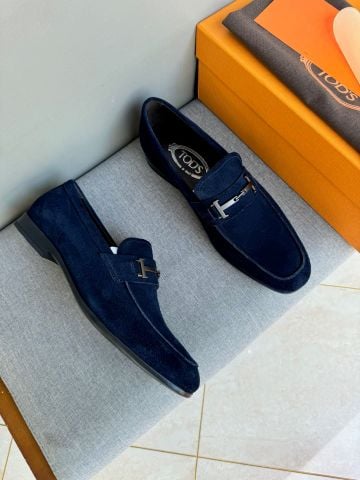 GIÀY NAM LOAFER TOD* DA BÒ LỘN KIM LOẠI LỊCH THIỆP