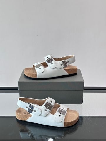 SANDAL NAM BLG x BRK ĐẾ CORK ÔM CHÂN KHÓA KIM LOẠI DOUBLE STRAP