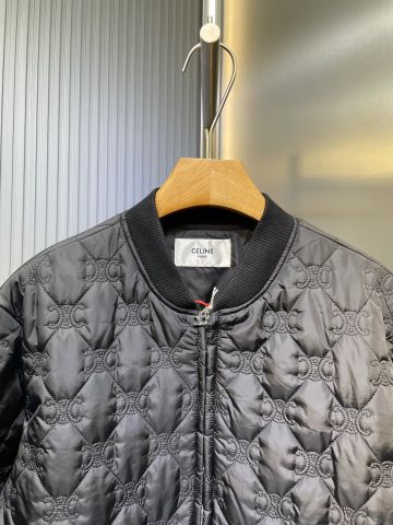 ÁO KHOÁC NAM CEL* CHẦN BÔNG MONOGRAM XÁM ĐẲNG CẤP