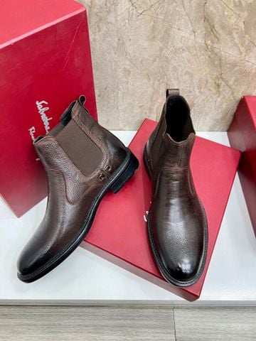 GIÀY NAM SALVATOR*E  – CHELSEA BOOT DA BÒ LÓT DA