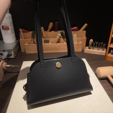 TÚI XÁCH NỮ HERM TABLIER SELLIER 26CM DA HUNTER GOLD