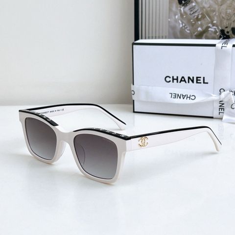 KÍNH MẮT NỮ CHN* GỌNG TRẮNG – LOGO KIM LOẠI NỔI, TRÒNG GRADIENT SANG TRỌNG