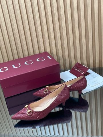 GIÀY NỮ GUCC SLING HORSEBIT – MŨI NHỌN, GÓT NHỎ THANH LỊCH 4,5cm