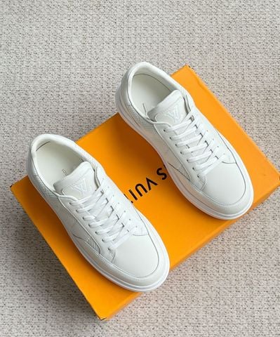 GIÀY NAM L*V SNEAKER “BEVERLY HILLS” DA BÊ DẬP DAMIER – ĐẾ 3.5CM