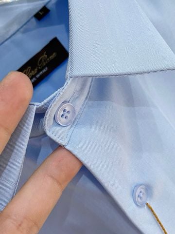 ÁO SƠ MI NAM LP DÀI TAY PHOM GỌN CHẤT VẢI MỀM MỊN THÊU TINH TẾ