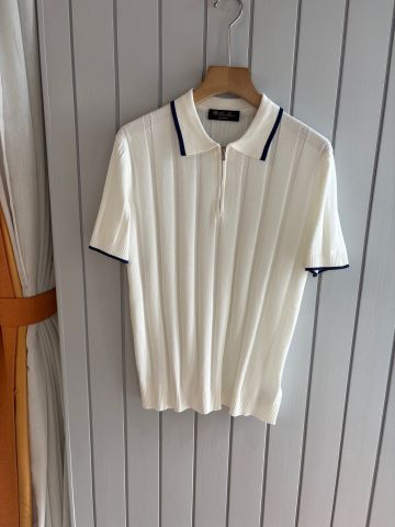 ÁO POLO NAM LP DỆT KIM JACQUARD GÂN DỌC KHÓA ZIP TINH TẾ 1