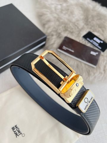 THẮT LƯNG NAM MB* DA BÒ SỬ DỤNG HAI MẶT DÂY – KHÓA KIM CỔ ĐIỂN