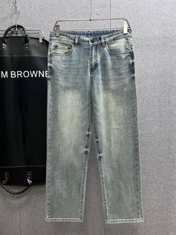 QUẦN JEANS NAM P R D PHOM SUÔNG GỌN – DENIM COTTON WASH BẠC CÁ TÍNH