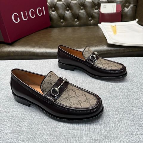 GIÀY NAM LOAFER GC HORSEBIT PHỐI MONOGRAM GG PHOM CỔ ĐIỂN SANG TRỌNG