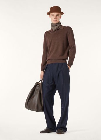 ÁO LEN CỔ POLO NAM LP V-COLLAR SEAGULL SIGNATURE