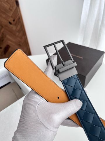 THẮT LƯNG NAM NỮ BV INTRECCIO Ô LỚN 2 MẶT KHÓA XOAY BẢN 3.5CM
