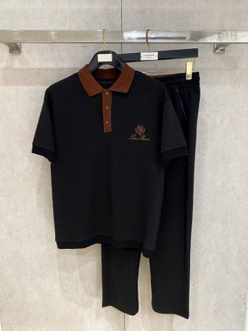 BỘ POLO NAM NỮ L P 1946 THÊU SIGNATURE – SUMMER SHORTS SET PHOM RELAXED TAILORING