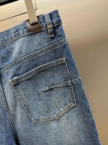 QUẦN JEANS NAM D PHOM STRAIGHT-LEG DẢI DỆT DỌC THÂN
