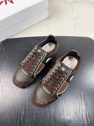 GIÀY NAM SNEAKER DG*  PHỐI DA NÂU THỜI THƯỢNG
