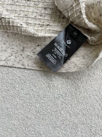 ÁO DỆT KIM NAM L P DỆT WAFFLE SỢI WOOL PHA