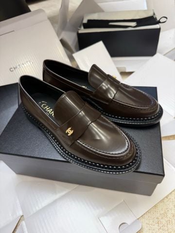 GIÀY NỮ LOAFER CN PHIÊN BẢN DOUBLE C ĐÍNH ĐÁ