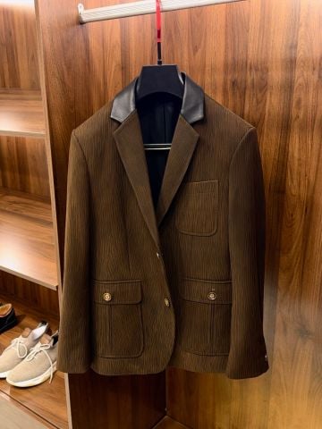 ÁO BLAZER DA NAM VÂN GỖ EMBOSS