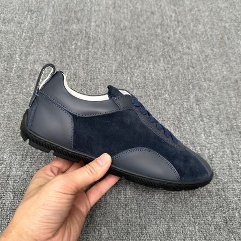GIÀY SNEAKER NAM GA GYO DA CỪU LỘN PHỐI DA TRƠN PHOM THẤP GẤP GỌN